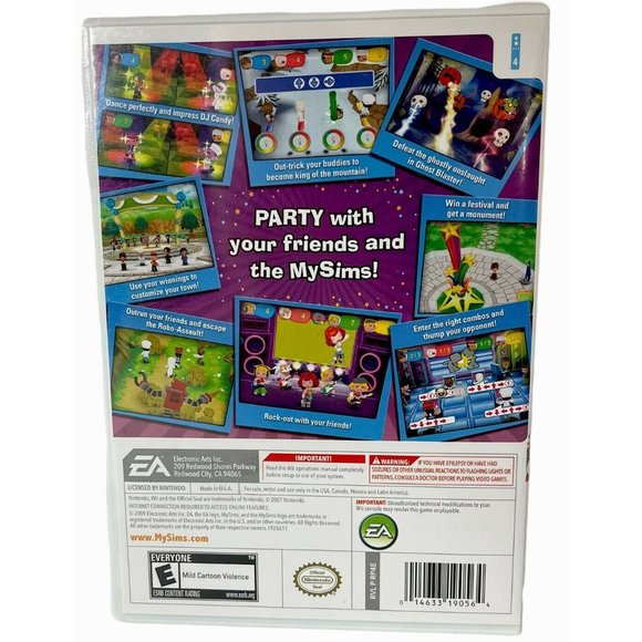 My Sims Party (Nintendo Wii, 2009)  With Manual - Picture 2 of 4